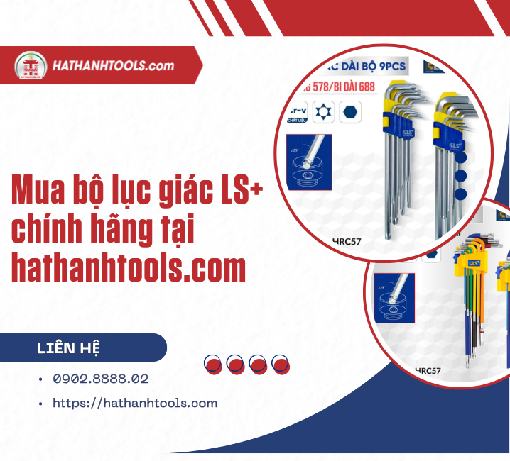 Mua bộ lục giác LS+ chính hãng tại hathanhtools.com