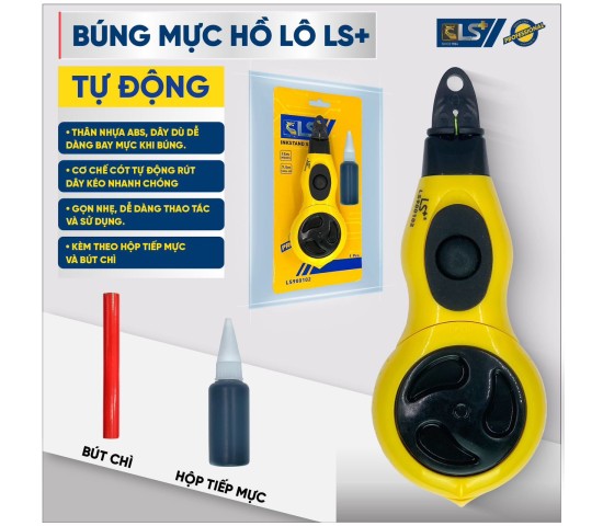 Review Chi Tiết Búng Mực Hồ Lô Tự Động Có Hộp Mực LS+