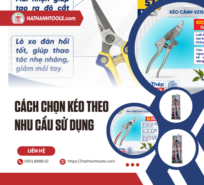 Cách Chọn Kéo Theo Nhu Cầu Sử Dụng