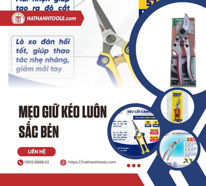 Mẹo Giữ Kéo Luôn Sắc Bén