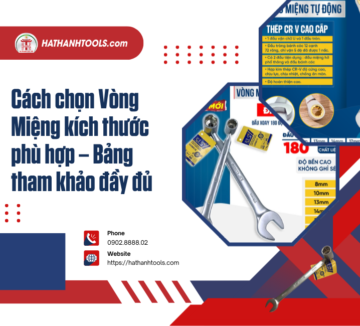 Cách chọn Vòng Miệng kích thước phù hợp – Bảng tham khảo đầy đủ