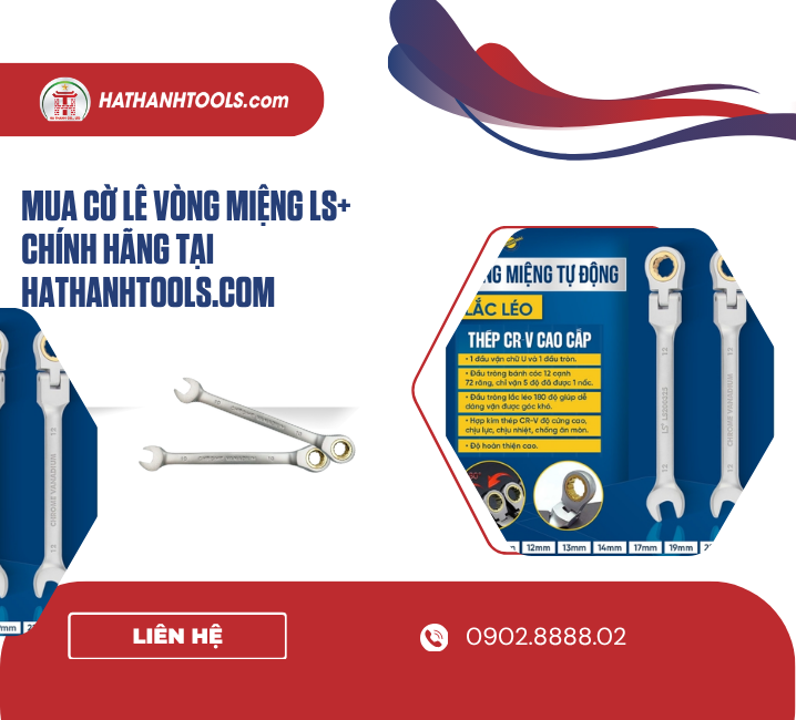 Mua cờ lê vòng miệng LS+ chính hãng tại Hathanhtools.com