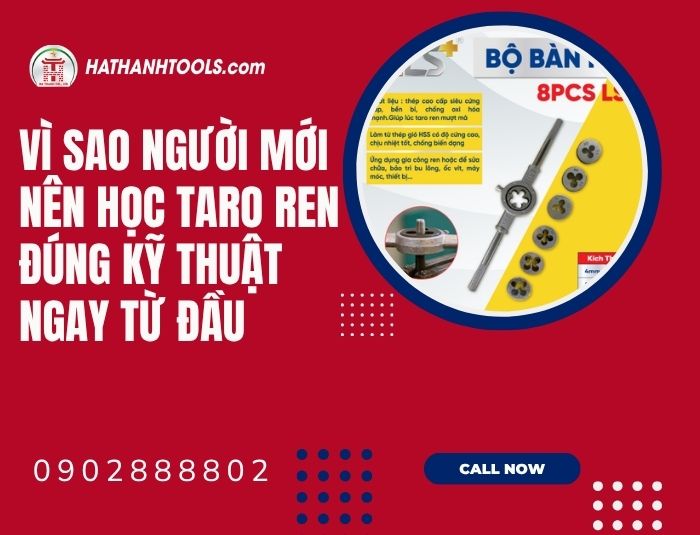 Vì sao người mới nên học taro ren đúng kỹ thuật ngay từ đầu