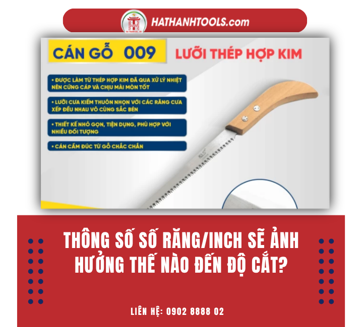 How Does Teeth Per Inch (TPI) Affect Cutting Performance?