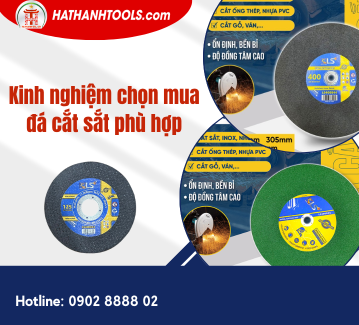 Kinh nghiệm chọn mua đá cắt sắt phù hợp