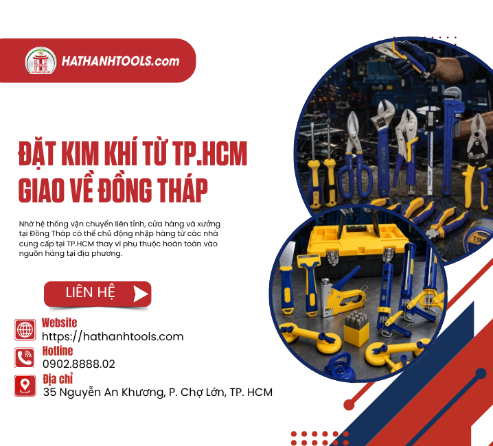 Đặt Kim Khí Từ TP.HCM Giao Về Đồng Tháp