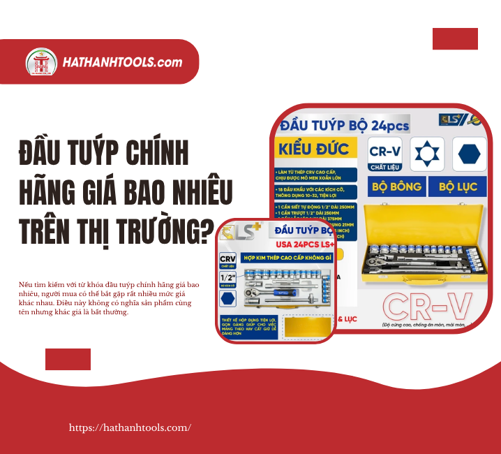 Đầu tuýp chính hãng giá bao nhiêu trên thị trường?