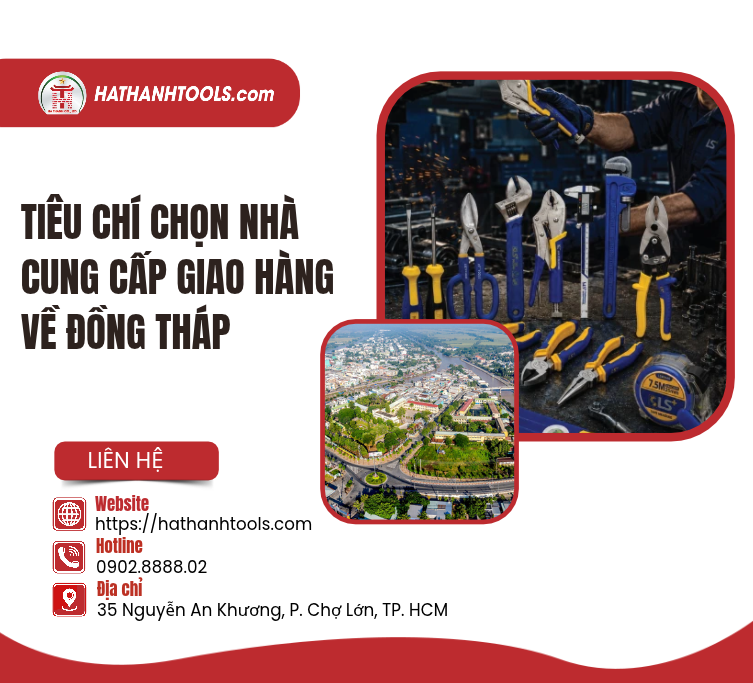 Tiêu chí chọn nhà cung cấp giao hàng về Đồng Tháp