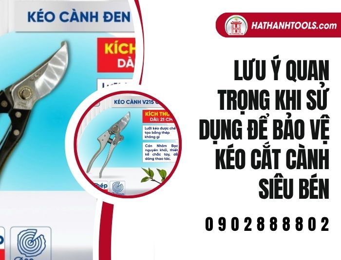 Important Notes for Maintaining Your Super Sharp Pruning Shears