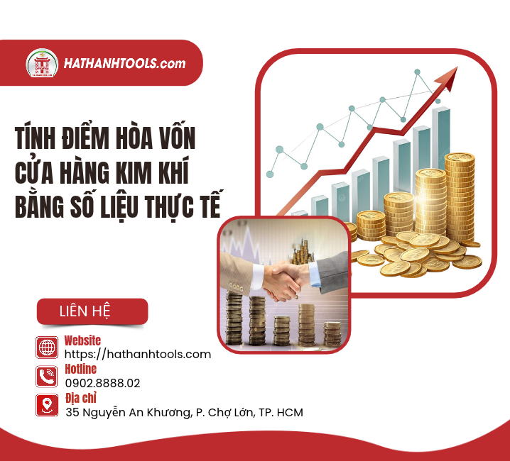 Tính Điểm Hòa Vốn Cửa Hàng Kim Khí Bằng Số Liệu Thực Tế