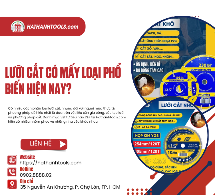 Lưỡi Cắt Có Mấy Loại Phổ Biến Hiện Nay?