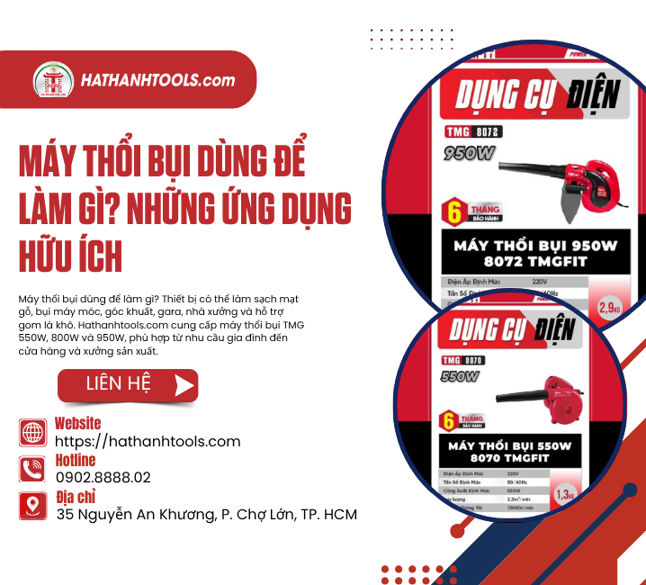 Máy Thổi Bụi Dùng Để Làm Gì? Những Ứng Dụng Hữu Ích