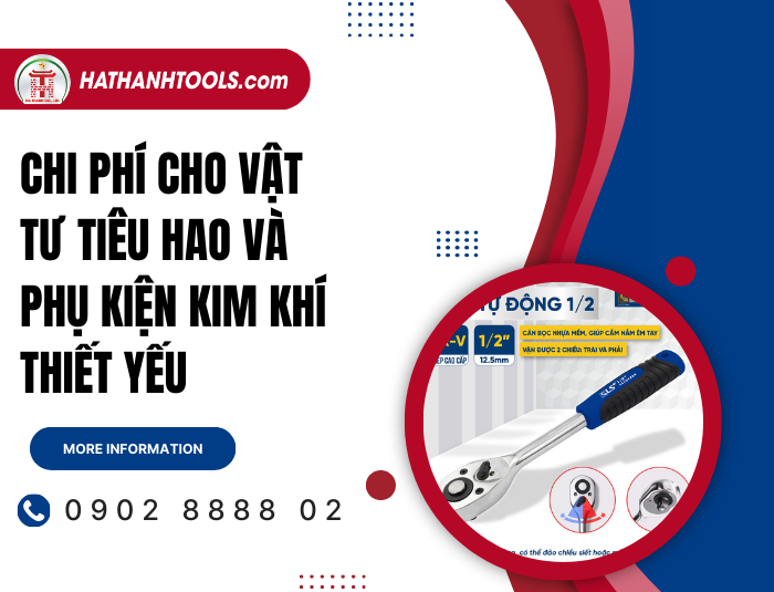 Ngân sách nhập nhóm vật tư liên kết và phụ trợ kim khí