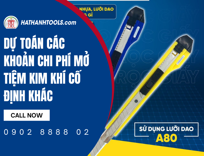 Chi phí trang bị giá kệ kim khí và cửa hàng