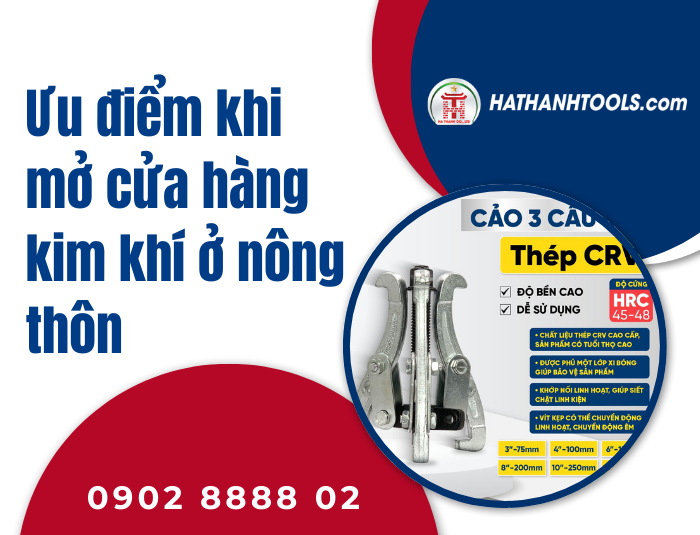 Mở Cửa Hàng Kim Khí Ở Nông Thôn Hay Thành Thị: Đâu Là Lựa Chọn Tốt?