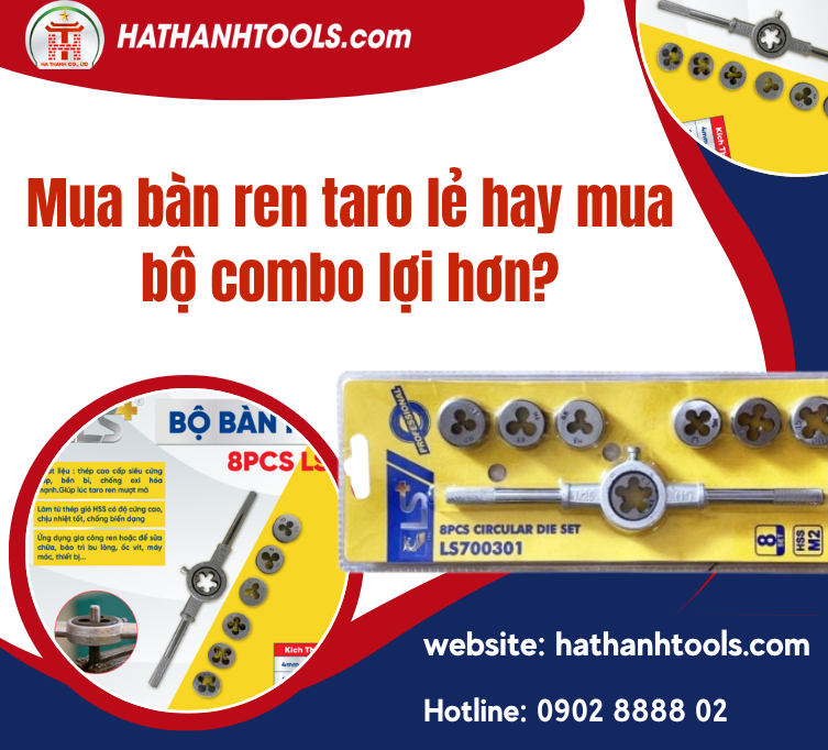 Is It More Advantageous to Buy Die Handles and Taps Individually or as a Combo Set?
