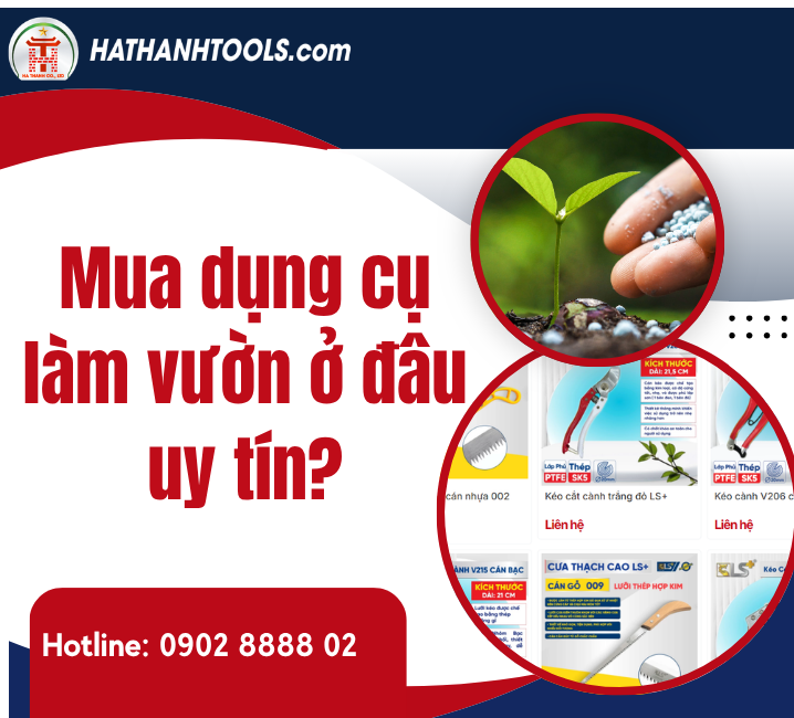 Mua dụng cụ làm vườn ở đâu uy tín? Hướng dẫn chi tiết từ A đến Z cho người tiêu dùng thông minh