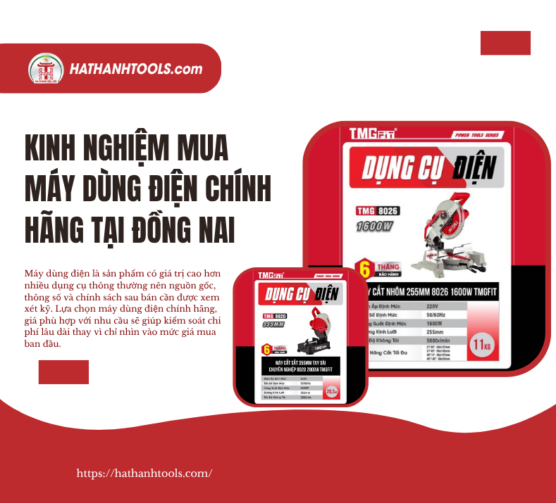 Kinh Nghiệm Mua Máy Dùng Điện Chính Hãng Tại Đồng Nai