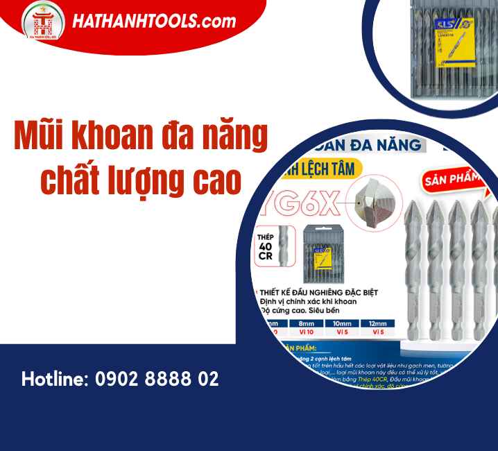 Mũi Khoan Đa Năng Chất Lượng Cao – Giải Pháp Khoan Cắt Hiệu Quả Cho Mọi Công Trình