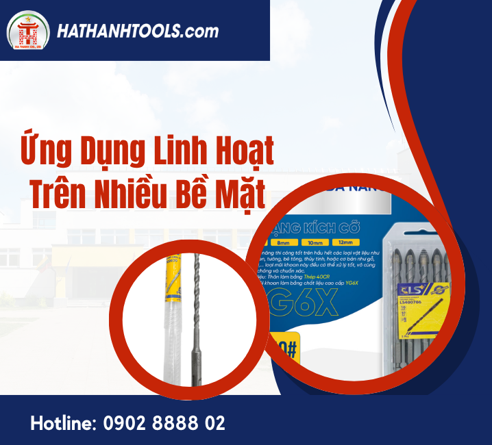 Ứng Dụng Linh Hoạt Trên Nhiều Bề Mặt