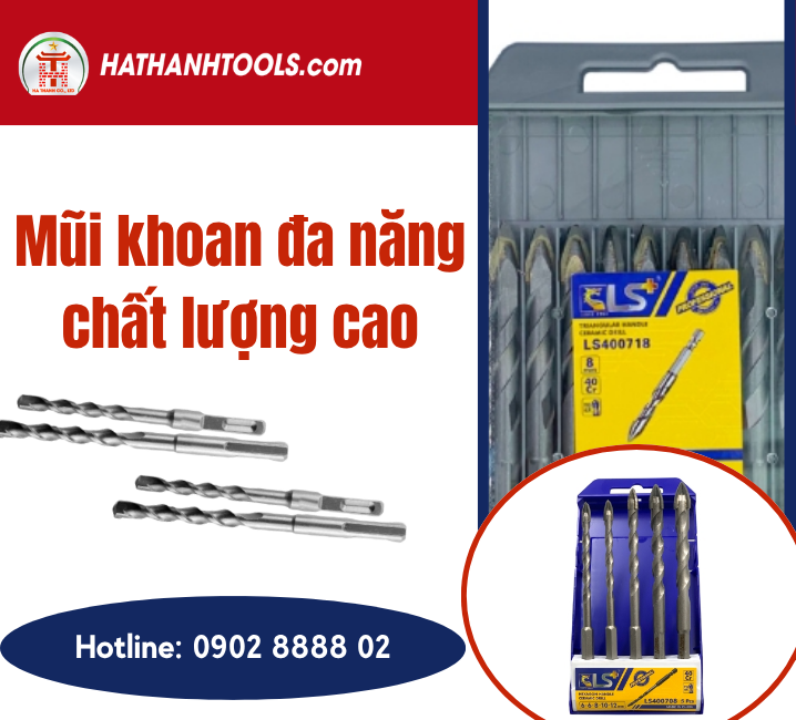 Mũi Khoan Đa Năng Chất Lượng Cao – Giải Pháp Khoan Cắt Hiệu Quả Cho Mọi Công Trình