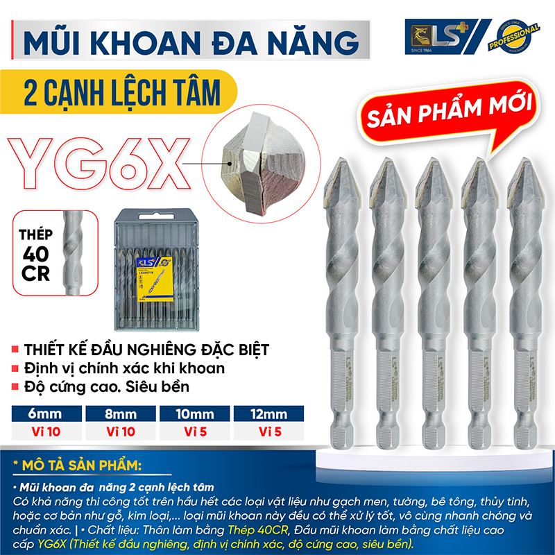 Cách sử dụng mũi khoan lệch tâm hiệu quả