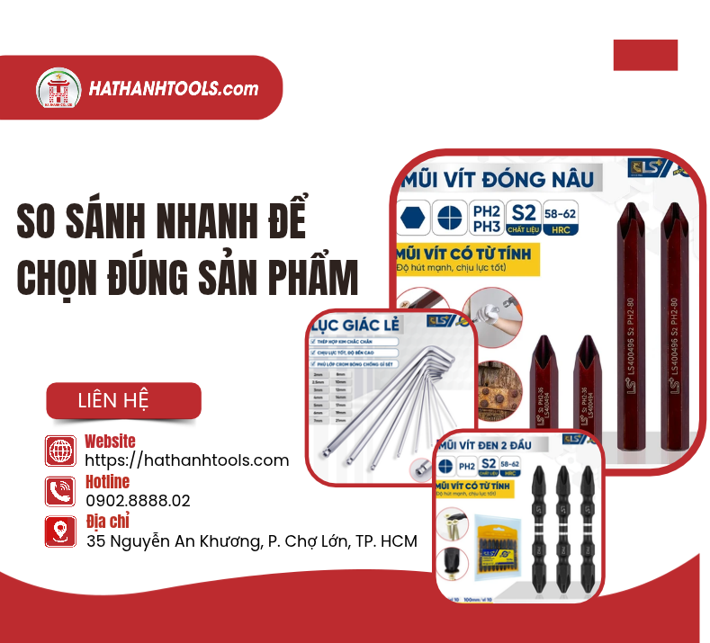 So sánh nhanh để chọn đúng sản phẩm