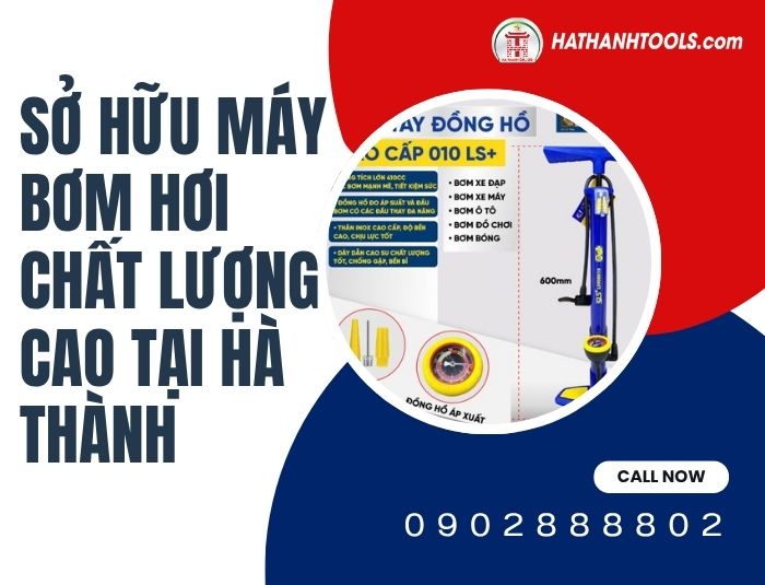Sở hữu máy bơm hơi chất lượng cao tại Hà Thành