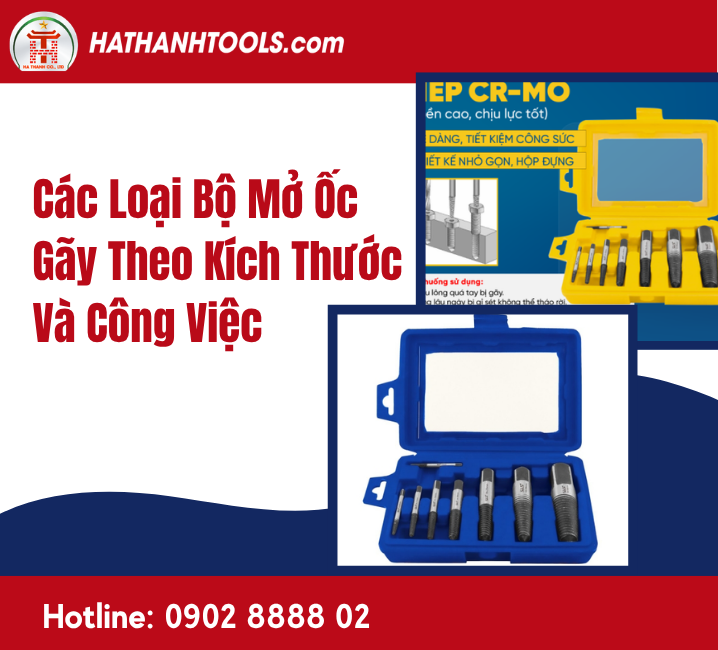 Types of Screw Extractor Sets by Size and Application
