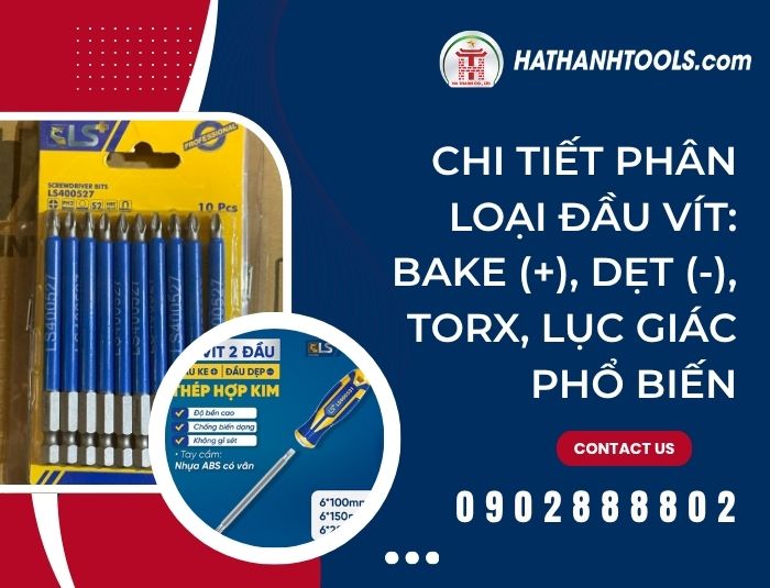 Detailed Classification of Common Screw Heads: Phillips (+), Slotted (-), Torx, Hex