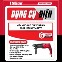 Máy khoan búa 3 chức năng 26mm 1050W 8009