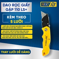 Dao Rọc Giấy 110 Gấp 5 Lưỡi LS+
