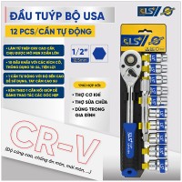 Đầu tuýp bộ USA 12pcs tự động LS+ 