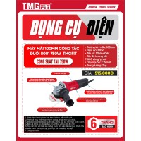 Máy Mài Góc 100mm Công Tắc Đuôi 750W 8001