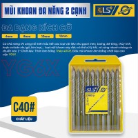 Mũi khoan đa năng 2 cạnh vỉ 10 LS+ 