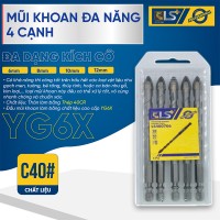 Mũi khoan đa năng 4 cạnh vỉ 5 LS+ 