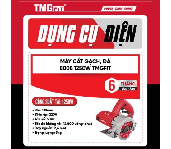 Máy cắt gạch 100mm 1250W 8008