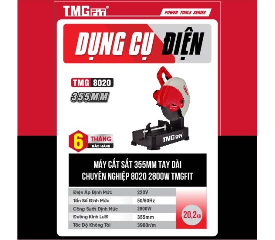 Máy cắt sắt 355mm 2800W 8020