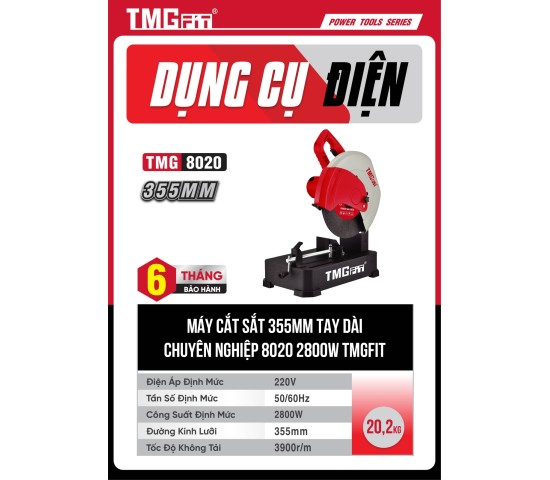 Máy cắt sắt 355mm 2800W 8020