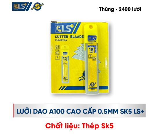 Lưỡi dao rọc giấy cao cấp thép SK5 LS+ 