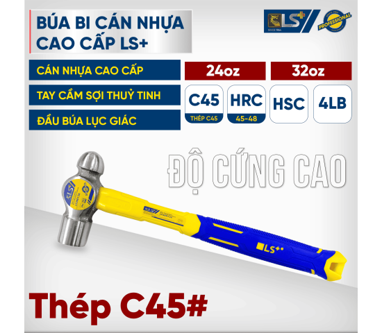 Búa bi cán nhựa cao cấp LS+