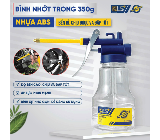 Bình nhớt trong 350g LS+ 