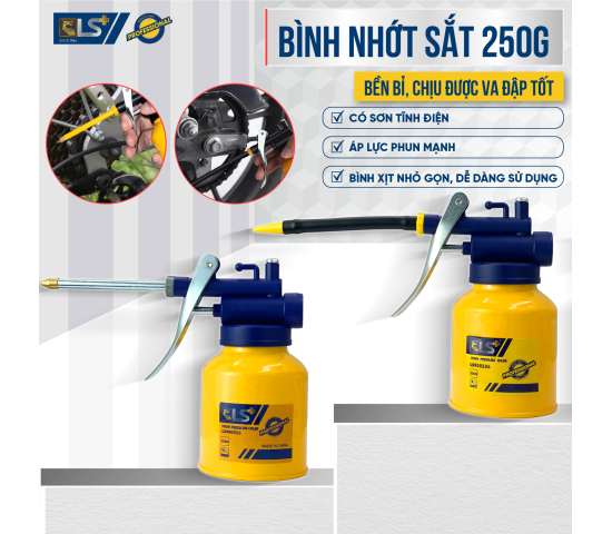 Bình nhớt sắt LS+ 