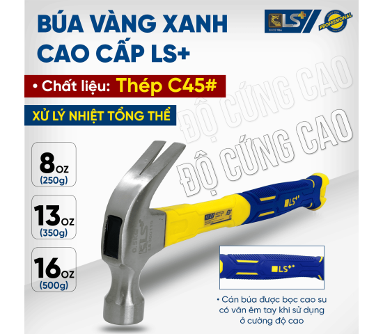 BÚA XANH - VÀNG CAO CẤP LS+ 16oz