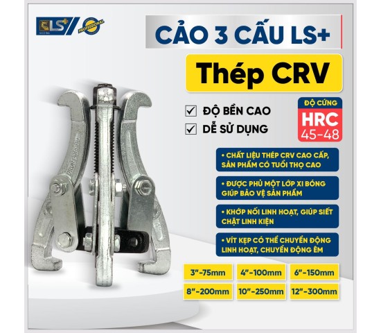 CẢO 3 CHẤU 6" - 150mm