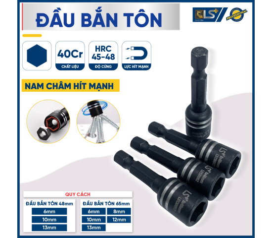 Đầu bắn tôn 65mm vỉ 10 LS+