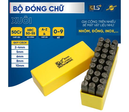 Đóng chữ bộ 27pcs LS+