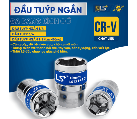 Đầu tuýp 3/4 LS+ 