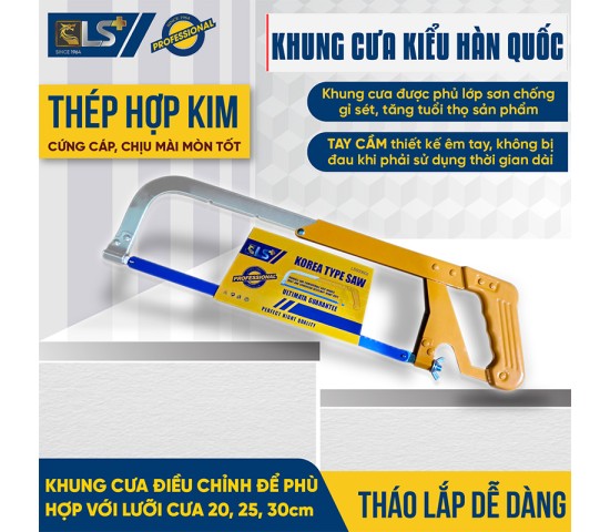 Khung cưa kiểu hàn quốc có lưỡi LS+