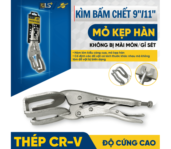 Kìm Bấm Chết Mỏ Kẹp Hàn 11" LS+